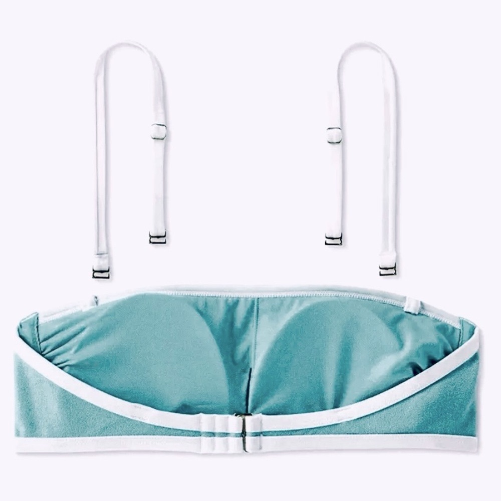 NWT [Kona Sol] Bandeau Swimsuit Structured Convertible Bikini Women’s XS, S, XL - Picture 4 of 12